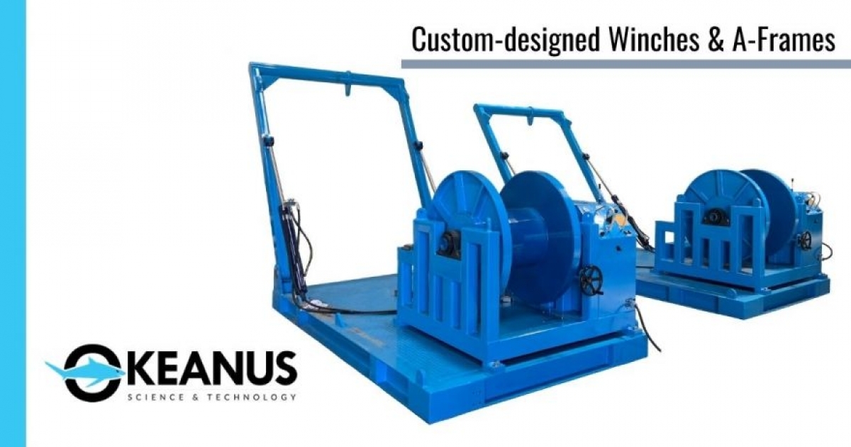Okeanus Delivers Winches and Launch and Recovery Systems to C-Innovation